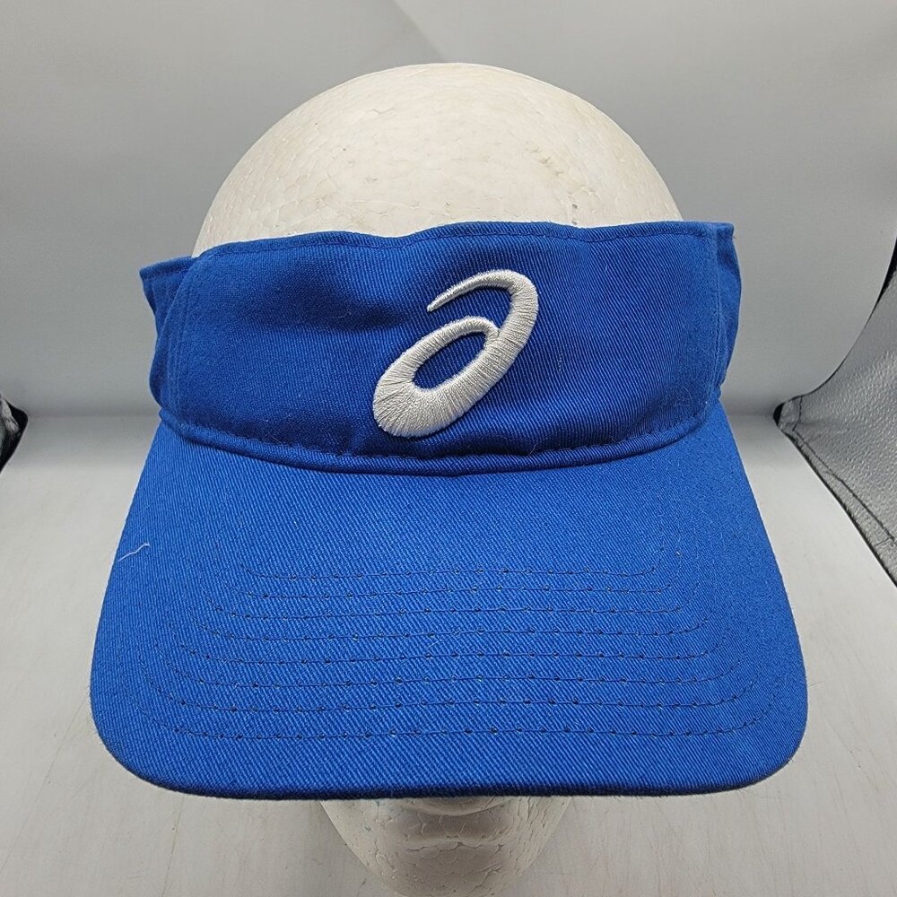 Asics Adults Blue Visor Hat One Size Fits Most Golf Adjustable Casual Outdoors